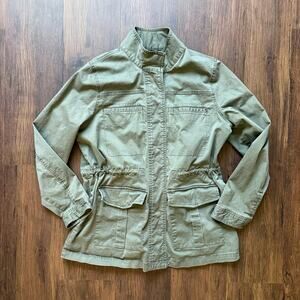Universal Thread Olive Utility Jacket Women’s Large Cotton Blend